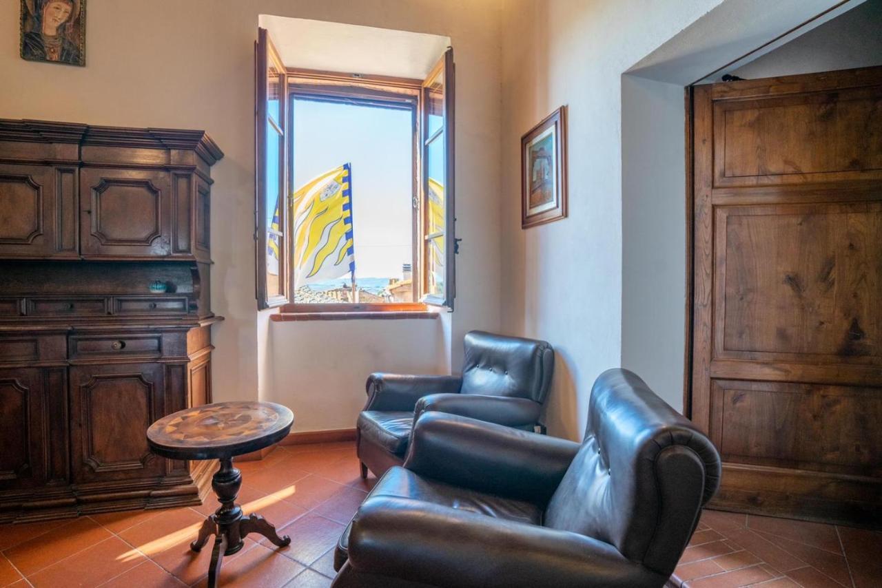 Il Casone Apartment Montisi ภายนอก รูปภาพ